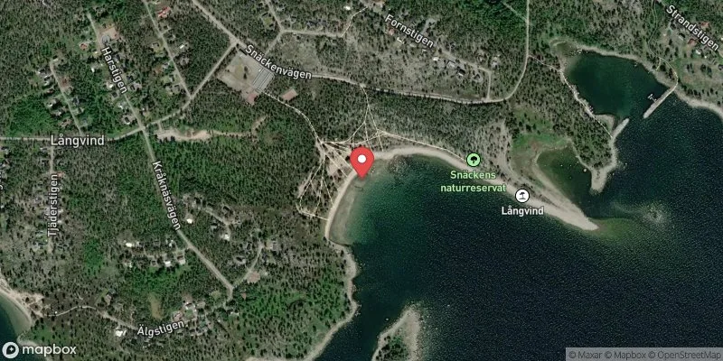 Satellitbild över Långvind, Snäcken i Hudiksvall