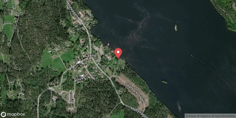 Satellitbild över Laxne Klämmingen i Gnesta