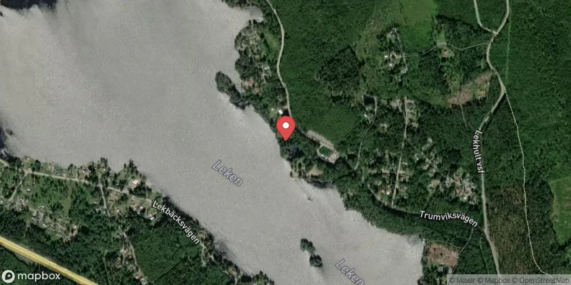 Satellitbild över Leken i Lekeberg