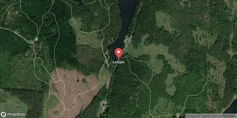 Satellitbild över Lersjön i Karlskoga