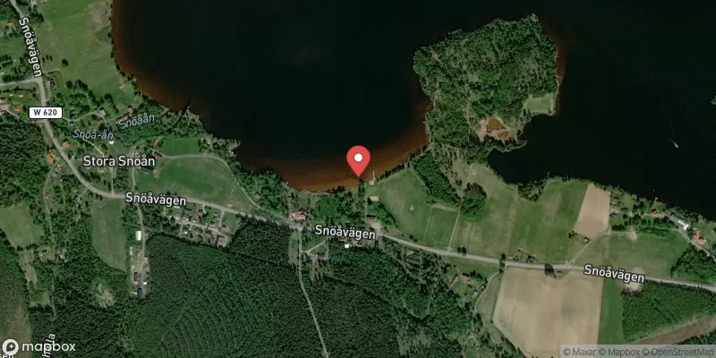 Satellitbild över Lilla Snöån, Haggen i Smedjebacken