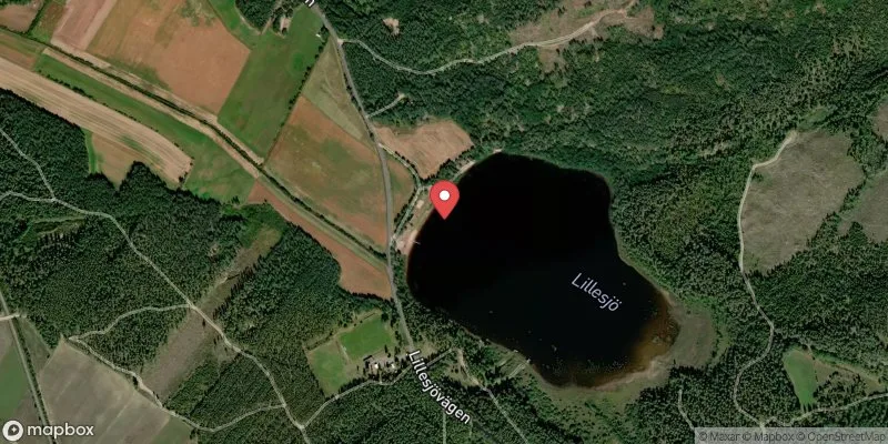 Satellitbild över Lillesjö, Mörlunda i Hultsfred