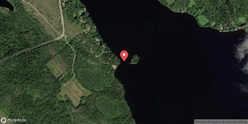 Satellitbild över Lillsandsjön i Vindeln