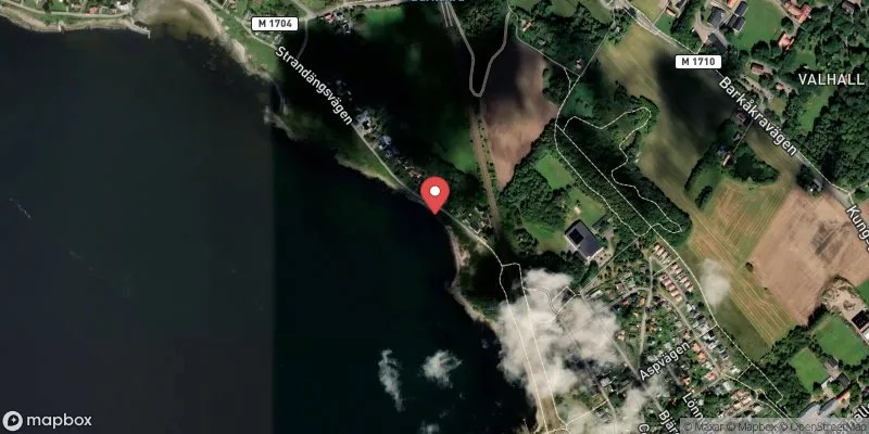 Satellitbild över Lingvallen i Ängelholm