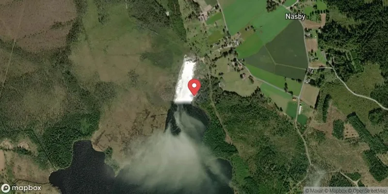 Satellitbild över Linnebjörkesjön, Näsby i Växjö