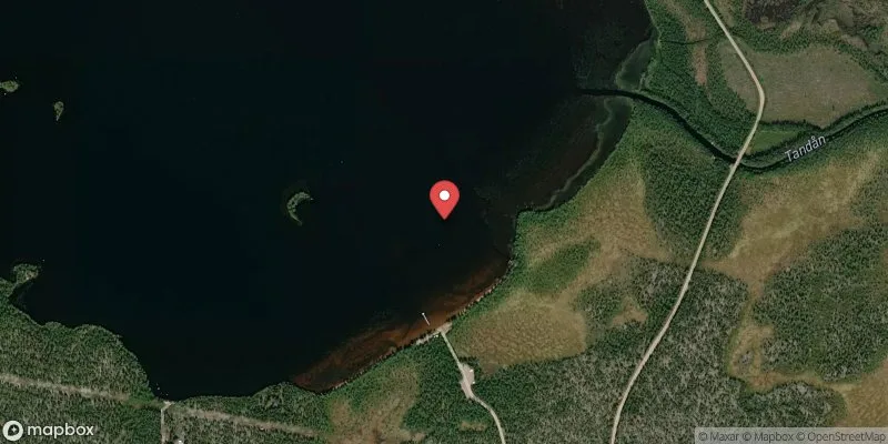 Satellitbild över Linsellsjön i Härjedalen