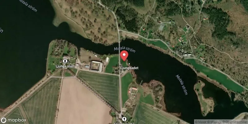 Satellitbild över Ljungsjön i Linköping