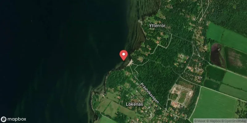 Satellitbild över Lökenäs i Mörbylånga