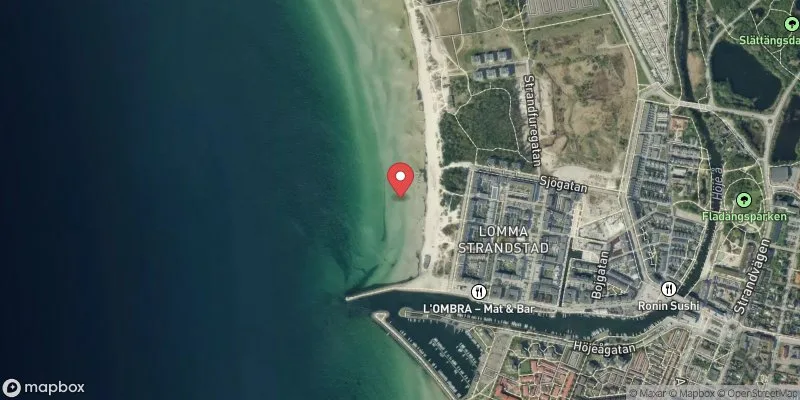 Satellitbild över Lomma Norra i Lomma
