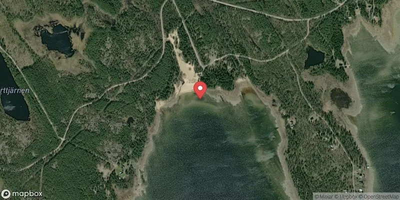 Satellitbild över Lövångers havsbad, Klössand i Skellefteå