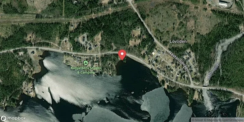 Satellitbild över Lövliden i Vilhelmina