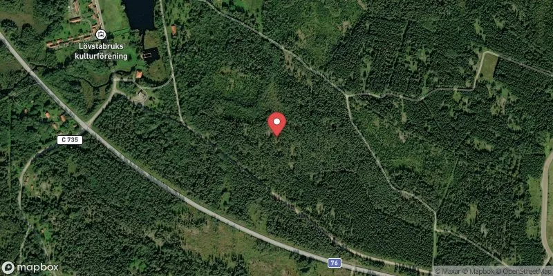 Satellitbild över Lövstabruk i Tierp