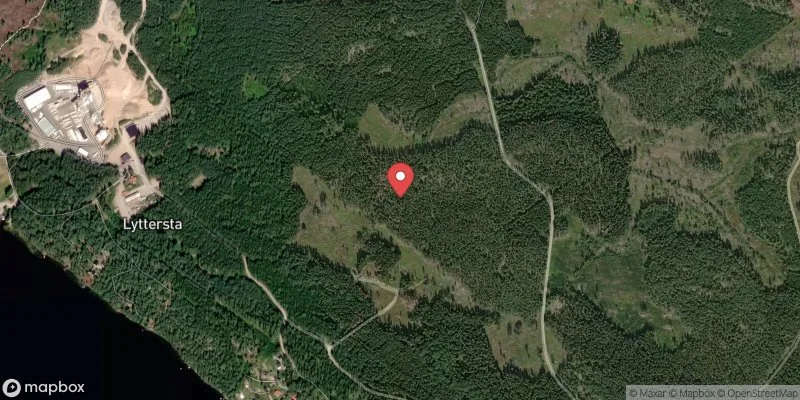 Satellitbild över Lytterstabadet i Vingåker