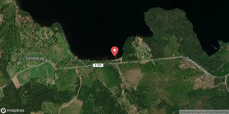Satellitbild över Madkroken, Sandskog i Växjö