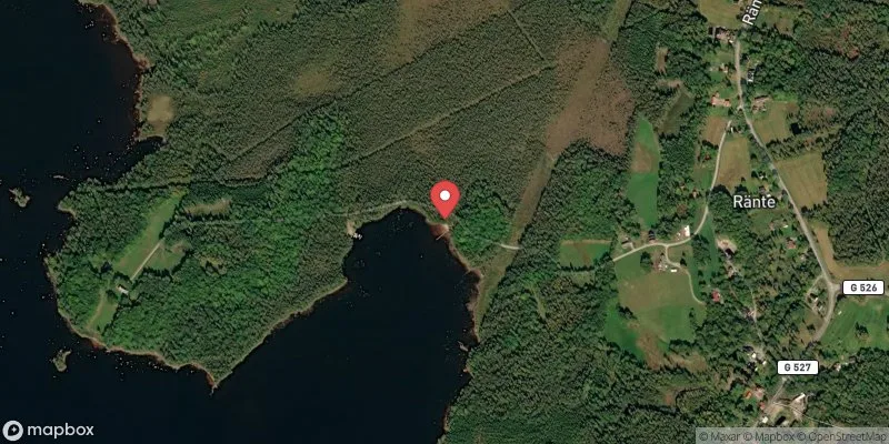 Satellitbild över Mäen, Torpa i Ljungby