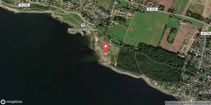 Satellitbild över Magnarp i Ängelholm