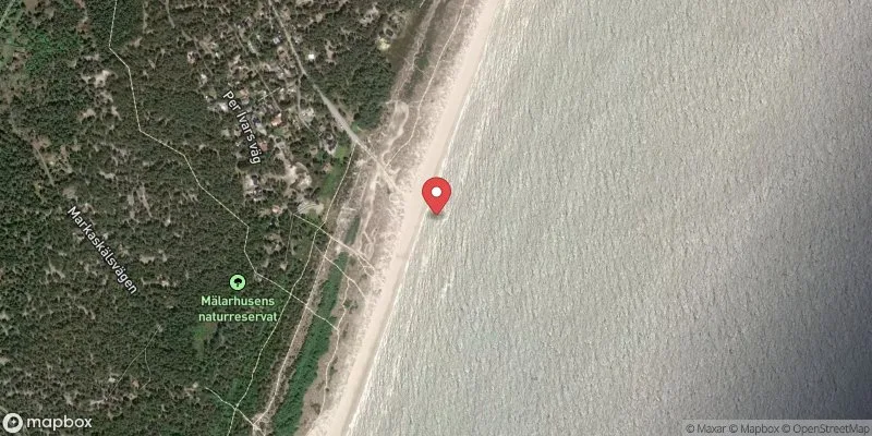 Satellitbild över Mälarhusen i Simrishamn