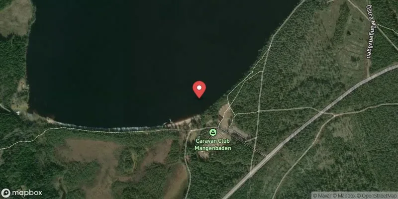 Satellitbild över Mangenbadet i Karlstad