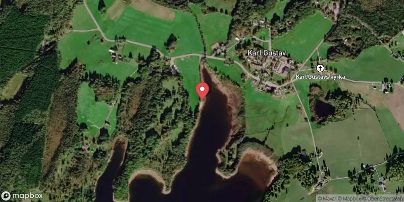 Satellitbild över Mäsen Karl Gustav i Varberg