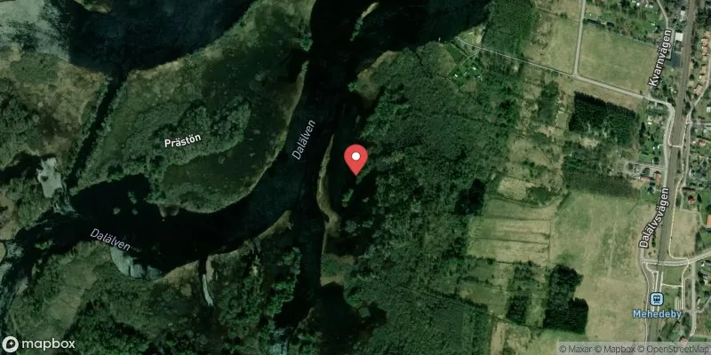 Satellitbild över Mehedeby i Tierp