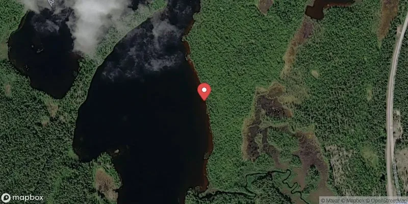 Satellitbild över Merasjärvi i Kiruna