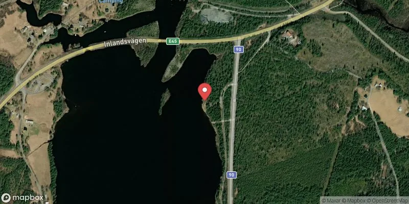 Satellitbild över Meselefors i Vilhelmina