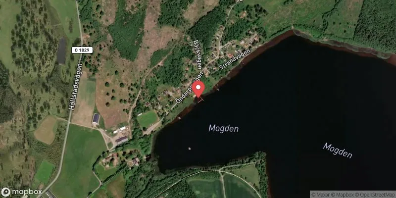 Satellitbild över Mogden  Hökerum i Ulricehamn