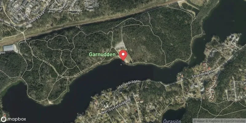 Satellitbild över Möllebadet i Salem