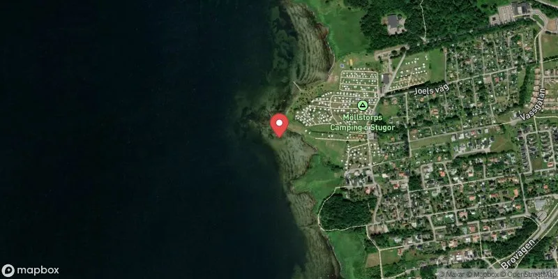 Satellitbild över Möllstorp i Mörbylånga