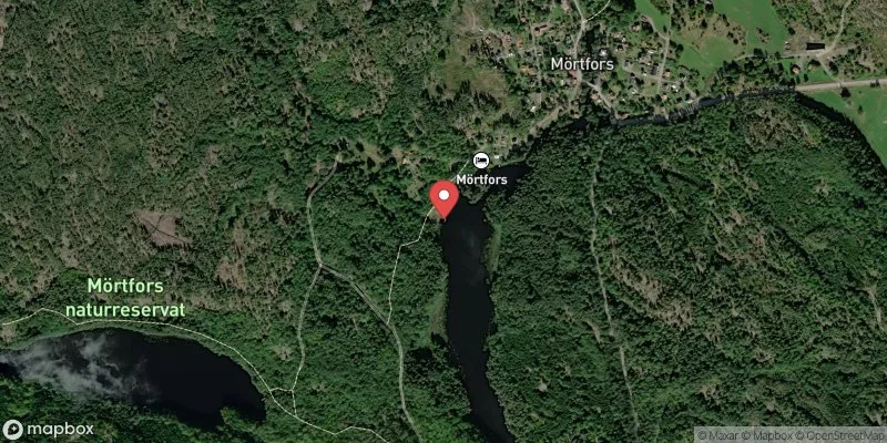 Satellitbild över Mörtfors i Oskarshamn