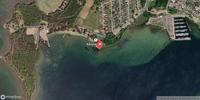 Satellitbild över Motala, Råssnäsbadet i Motala