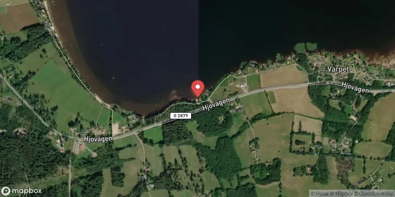Satellitbild över Mullsjön, Varpet i Hjo