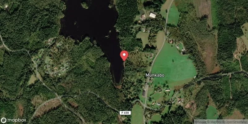 Satellitbild över Munkabobadet i Jönköping