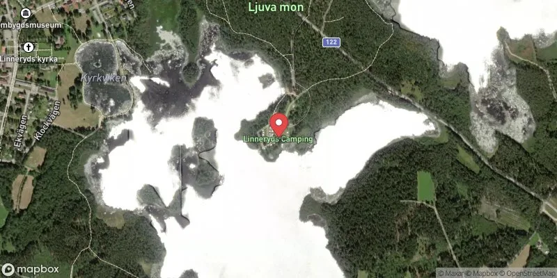 Satellitbild över Nabben, Linneryd i Tingsryd