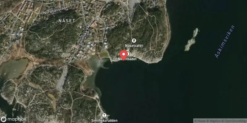 Satellitbild över Näset i Göteborg