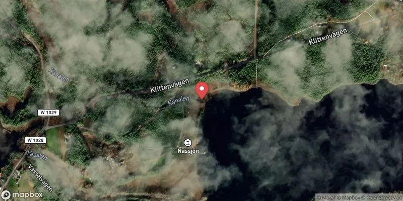 Satellitbild över Nässjön Grundsand i Älvdalen