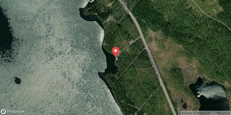 Satellitbild över Nästansjö i Vilhelmina