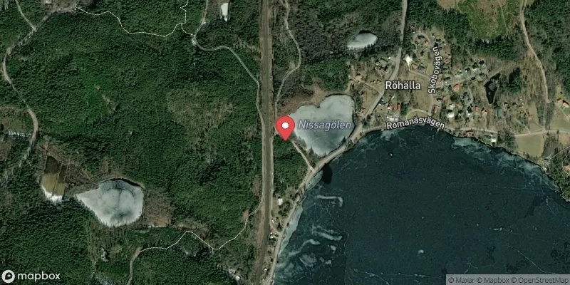 Satellitbild över Nissagölen i Tranås