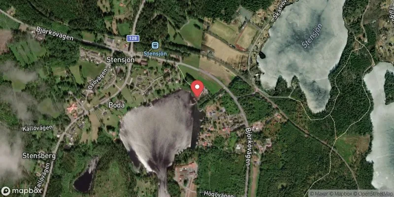 Satellitbild över Nömmen, Stensjöns badpl. i Nässjö