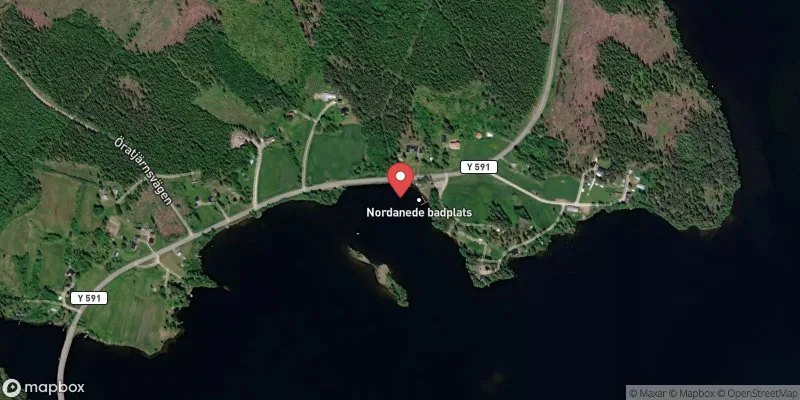 Satellitbild över Nordanede i Ånge