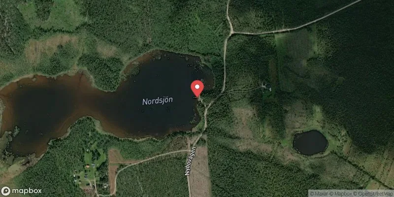 Satellitbild över Nordsjön, Ytterberg i Härjedalen
