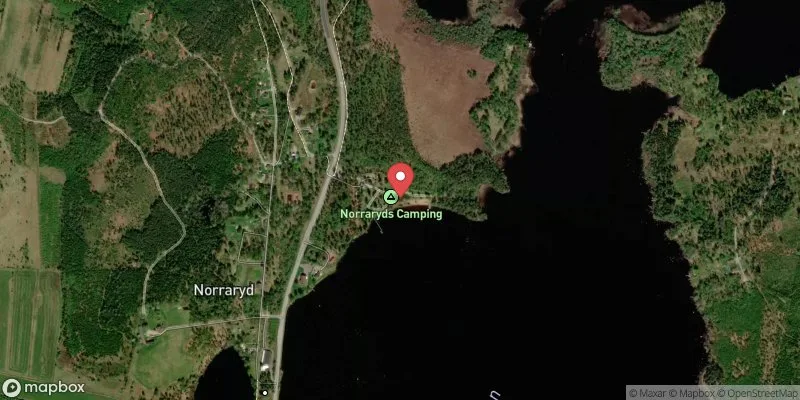 Satellitbild över Norraryd, Ryd i Tingsryd