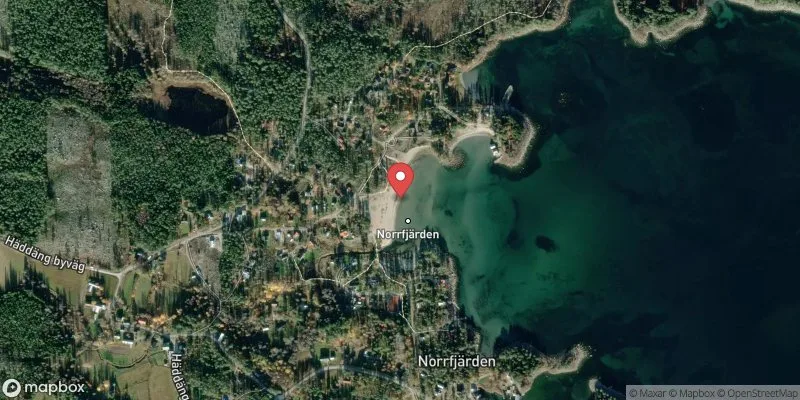 Satellitbild över Norrfjärden i Nordanstig
