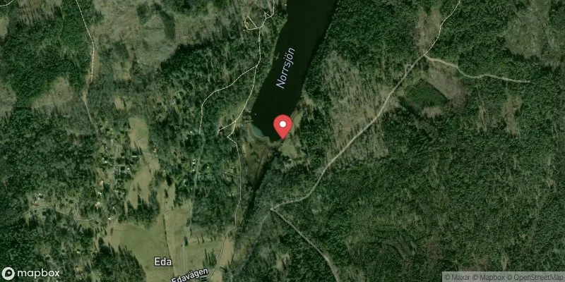 Satellitbild över Norrsjön, Eda i Knivsta