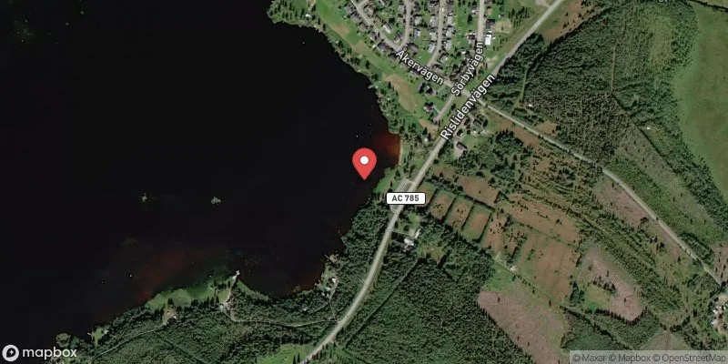 Satellitbild över Norsjön, Städjan i Norsjö