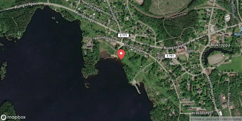 Satellitbild över Nykroppa i Filipstad