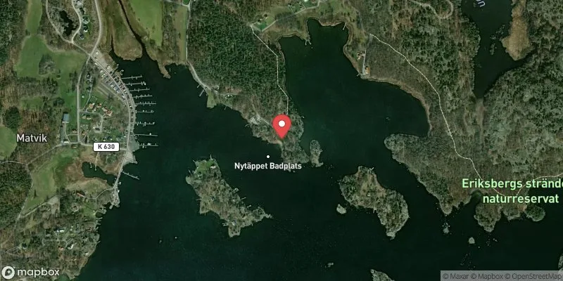 Satellitbild över Nytäppet i Karlshamn