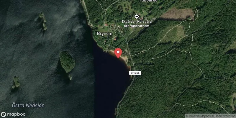 Satellitbild över Ö:a Nedsjön, Tubbared i Bollebygd