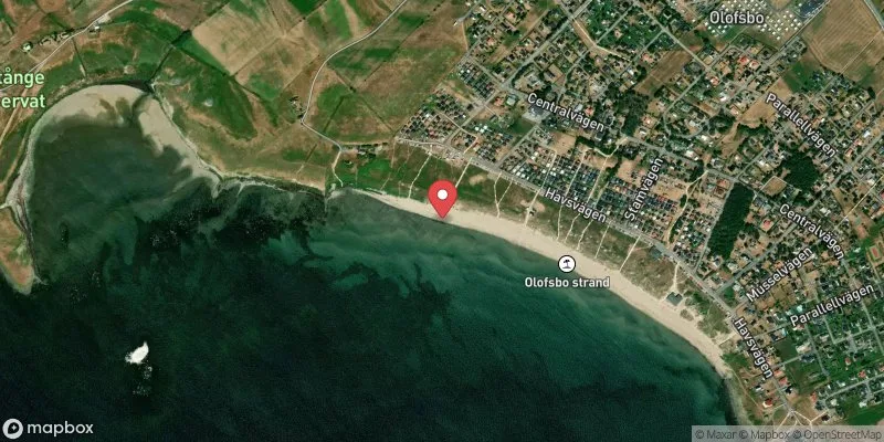 Satellitbild över Olofsbo i Falkenberg