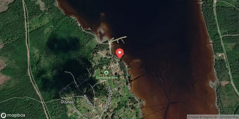 Satellitbild över Olsnäs i Leksand